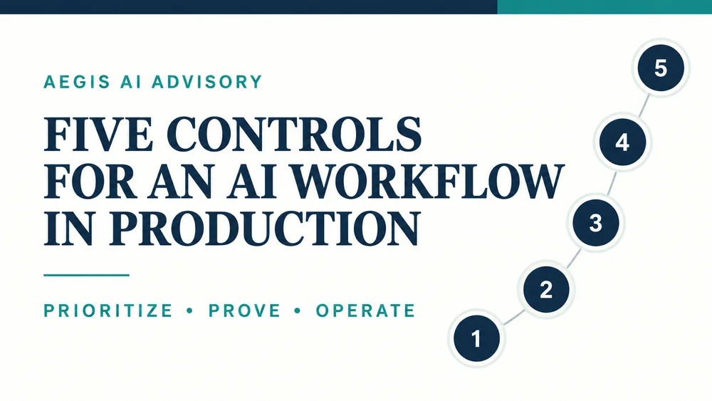 Five Controls for an AI Workflow in Production guide cover